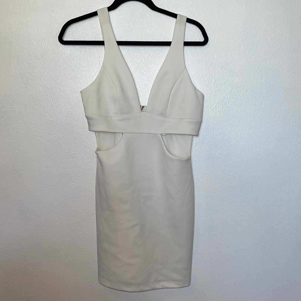 Sexy White Body Con Dress